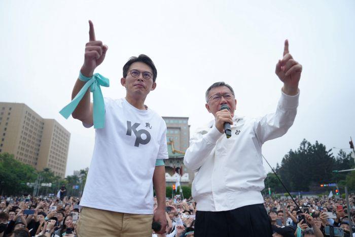 凱道怒吼!黃國昌哽咽控司法不公,力挺柯文哲籲「操弄者下台」