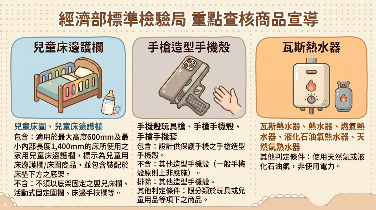 賣家必看：兒童護欄、手機殼、熱水器未標BSMI，最高恐罰10萬並下架！