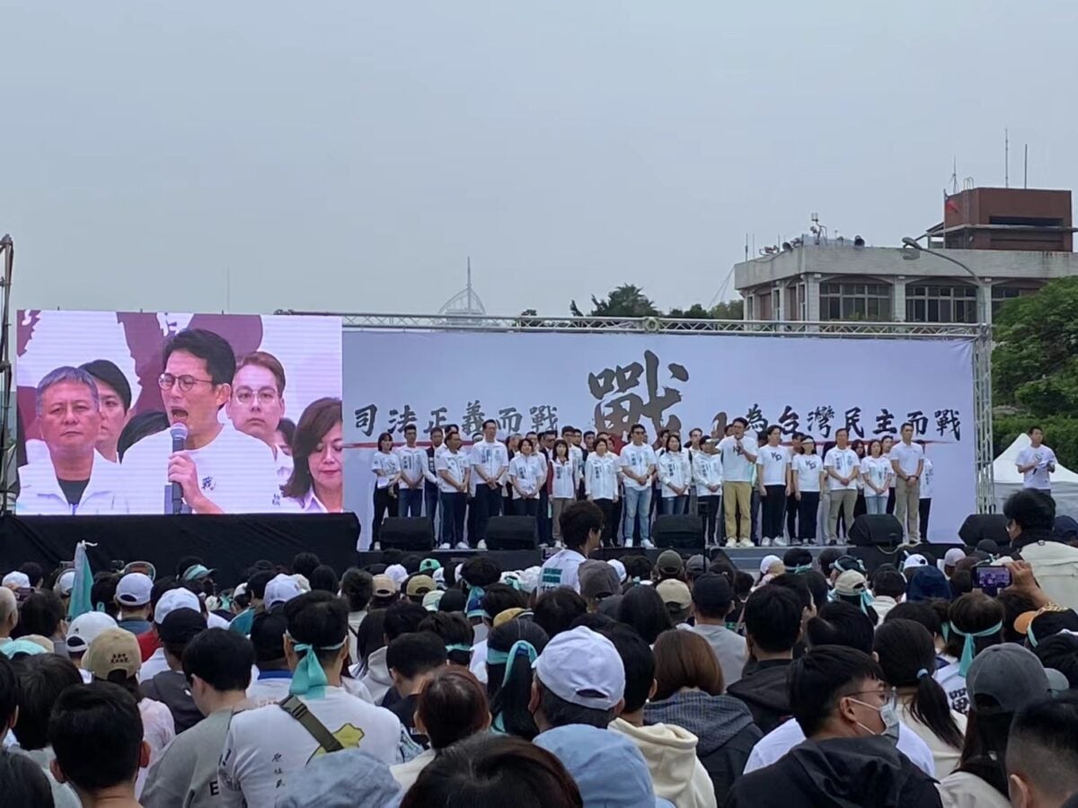 329凱道後藍白合流再深化：羅智強、徐巧芯南下嘉義，力挺張啓楷決勝市長民調