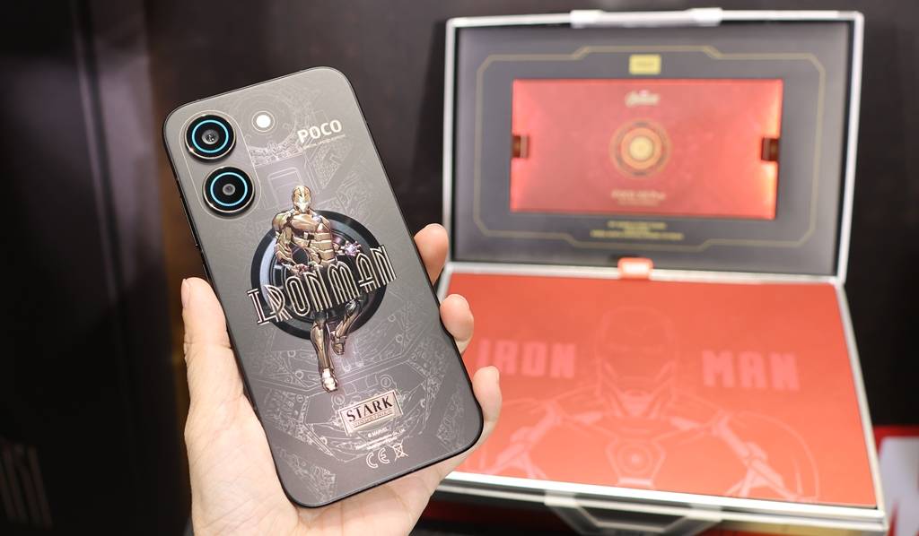 漫威迷必收!POCO X8 Pro鋼鐵人限定版4月登台 黑金配色搭載Dimensity 8500-Ultra