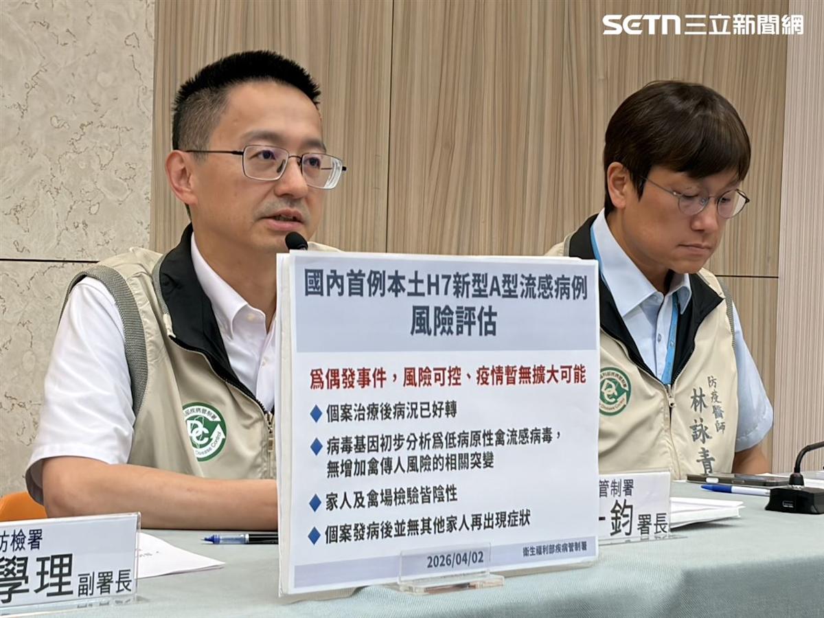 臺灣驚現首例本土H7流感！疾管署公布「5要6不」防疫守則
