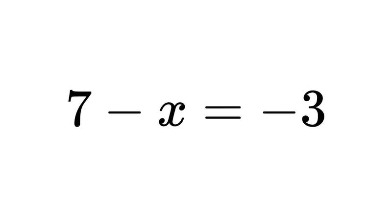 Threads數學題「7−X=−3」爆紅 台灣網友秒解展現教育實力