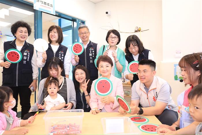 台中大肚兒少福利館啟用 盧秀燕拚60間公托目標