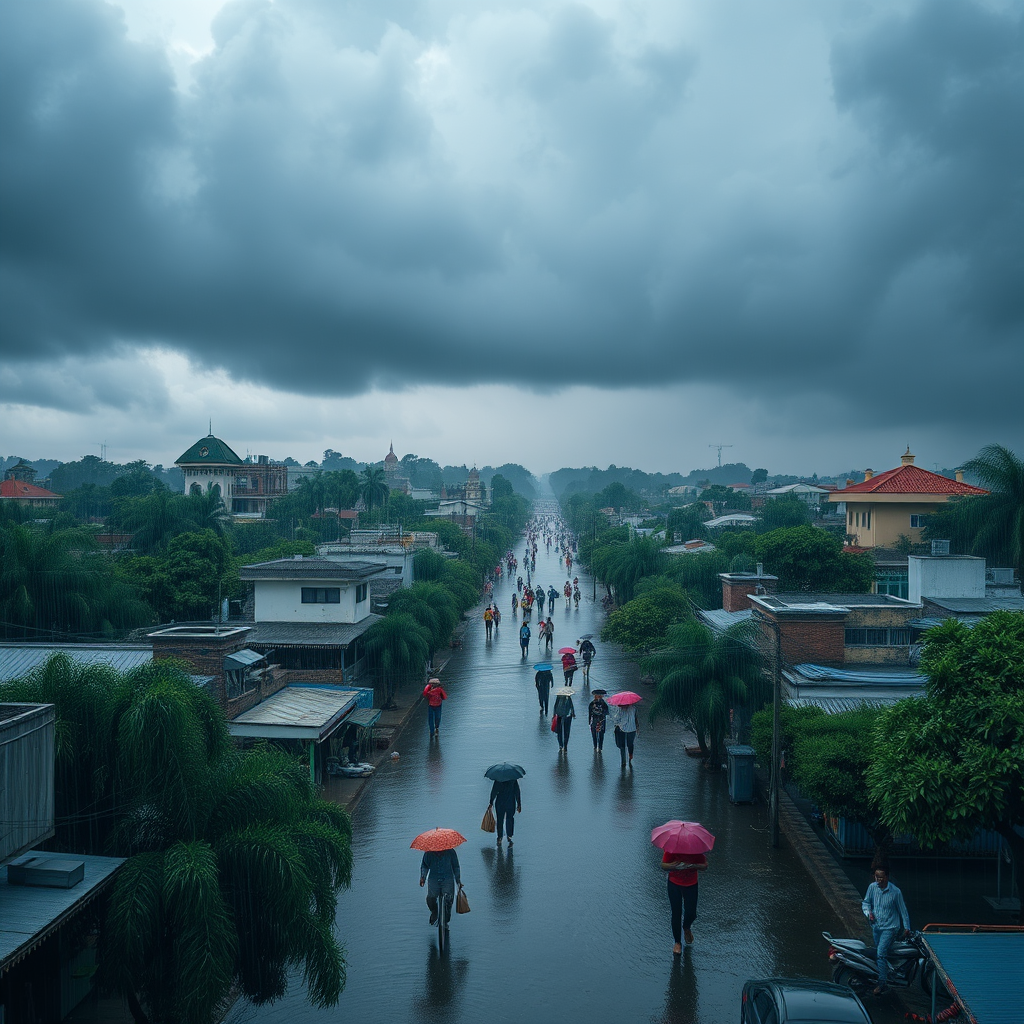 南方雲系北移!3縣市大雨特報,今起5天慎防短暫陣雨