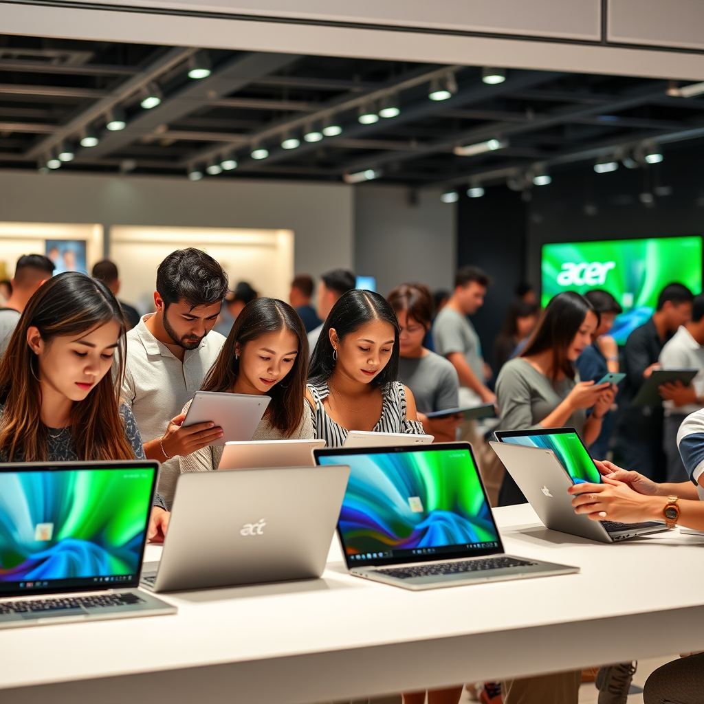 一句話總結：宏碁2026 Acer Day盛大開跑，推出全系列AI輕薄筆電、平板電腦，並推出多項購機優惠與全台快閃體驗活動。