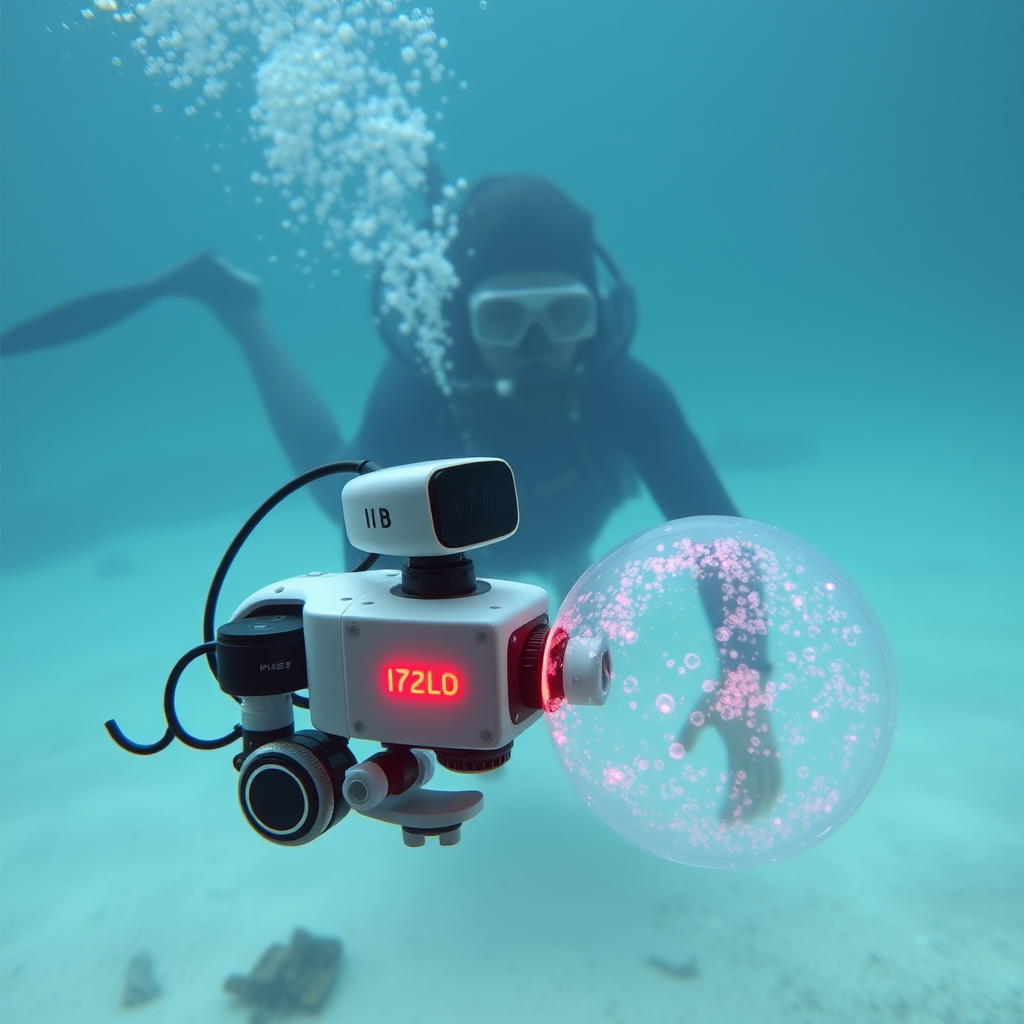 AI 機器人透過氣泡監測潛水員呼吸,未來水下安全更上一層樓
