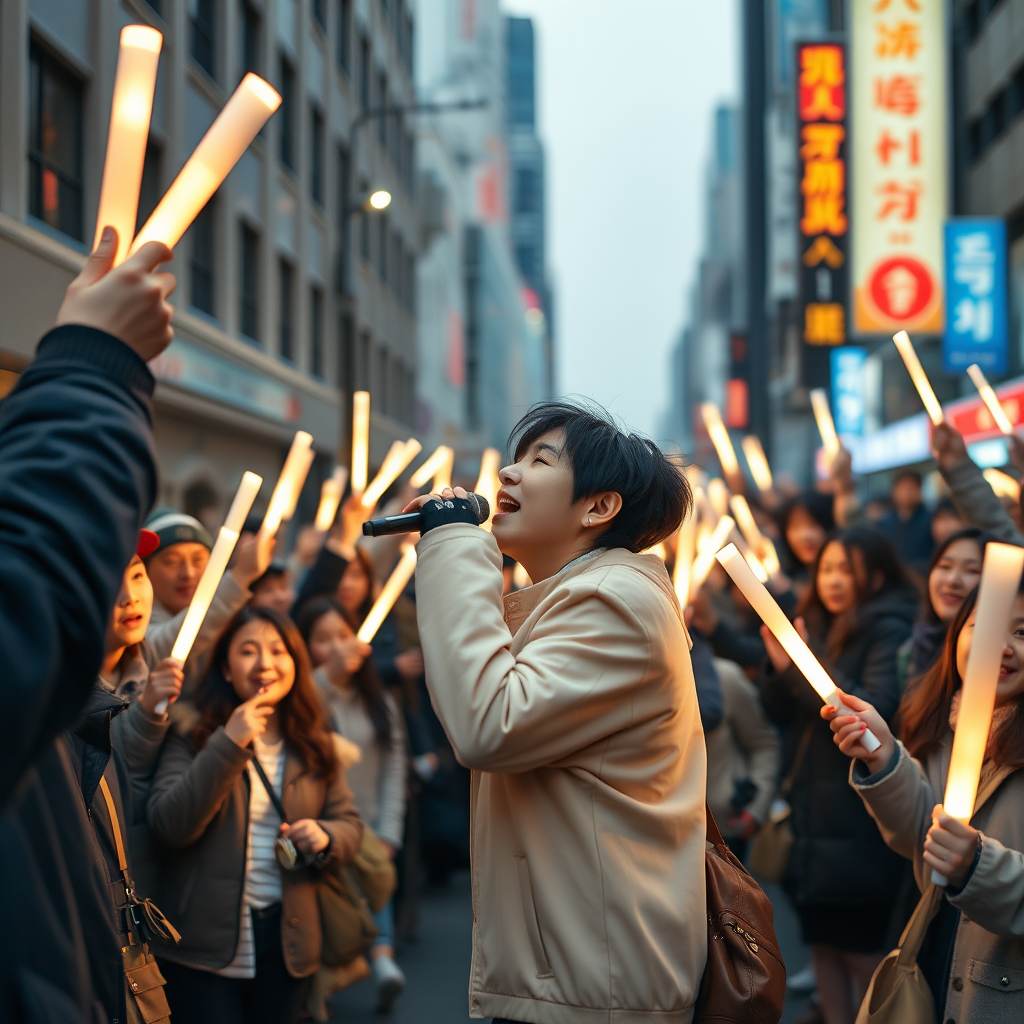 南韓歌王黃致列信義區開唱，唱遍經典中文歌引粉絲尖叫