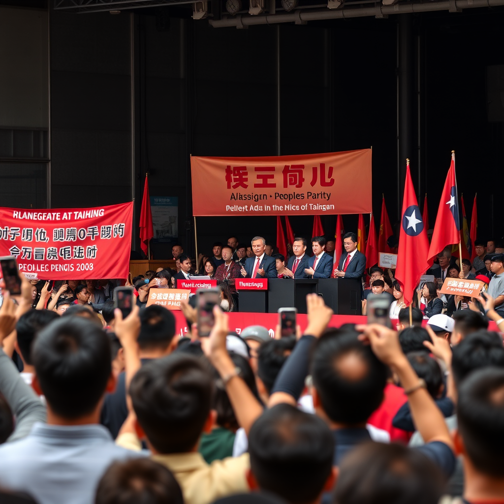 民眾黨7週年黨慶台中揭幕，盧秀燕力挺藍白合堅定前行